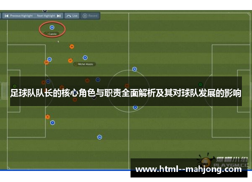 足球队队长的核心角色与职责全面解析及其对球队发展的影响